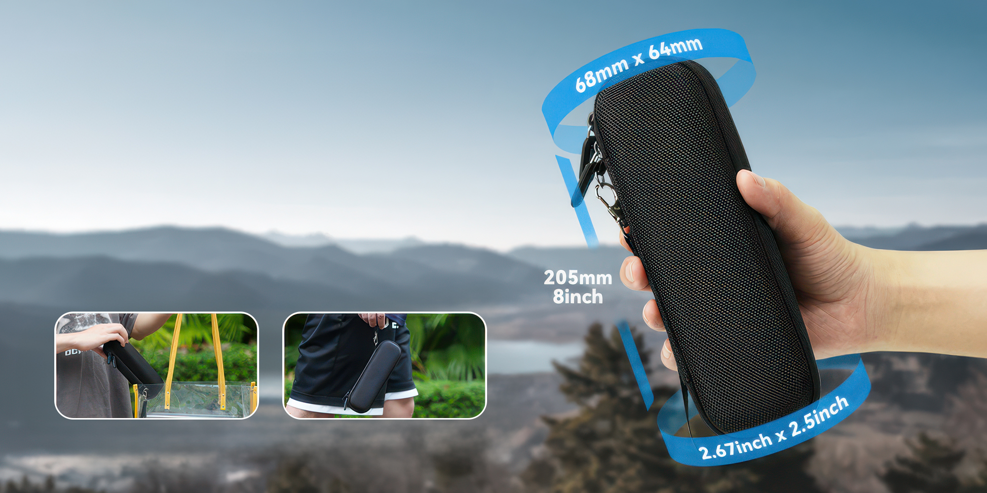 Etui Telesin S6-PRC-02-TDJ do kamer DJI Pocket 3